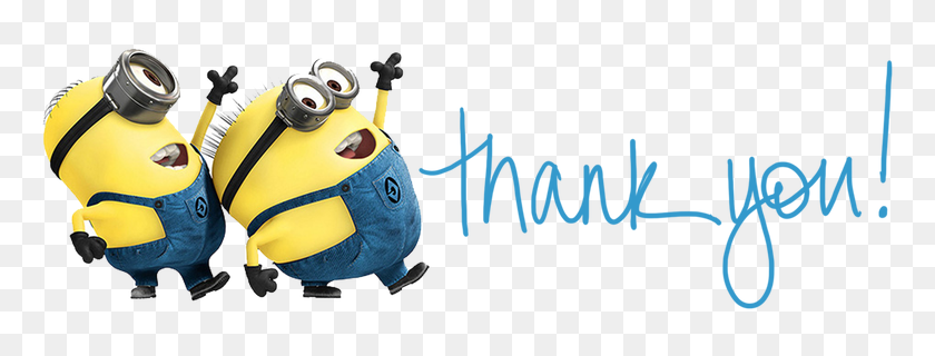 Png Shout Out Thank You Minion Transparent Png 816x429 Pngfind