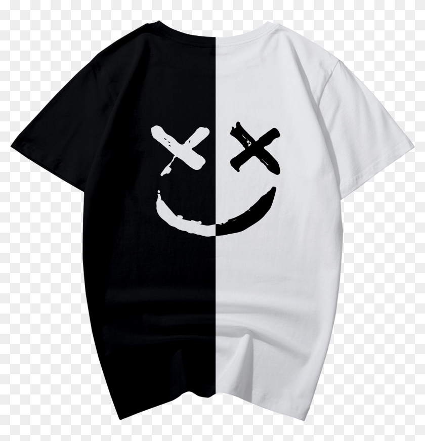 Marshmello Black And White T Shirt Casual Sweatshirt T Shirt