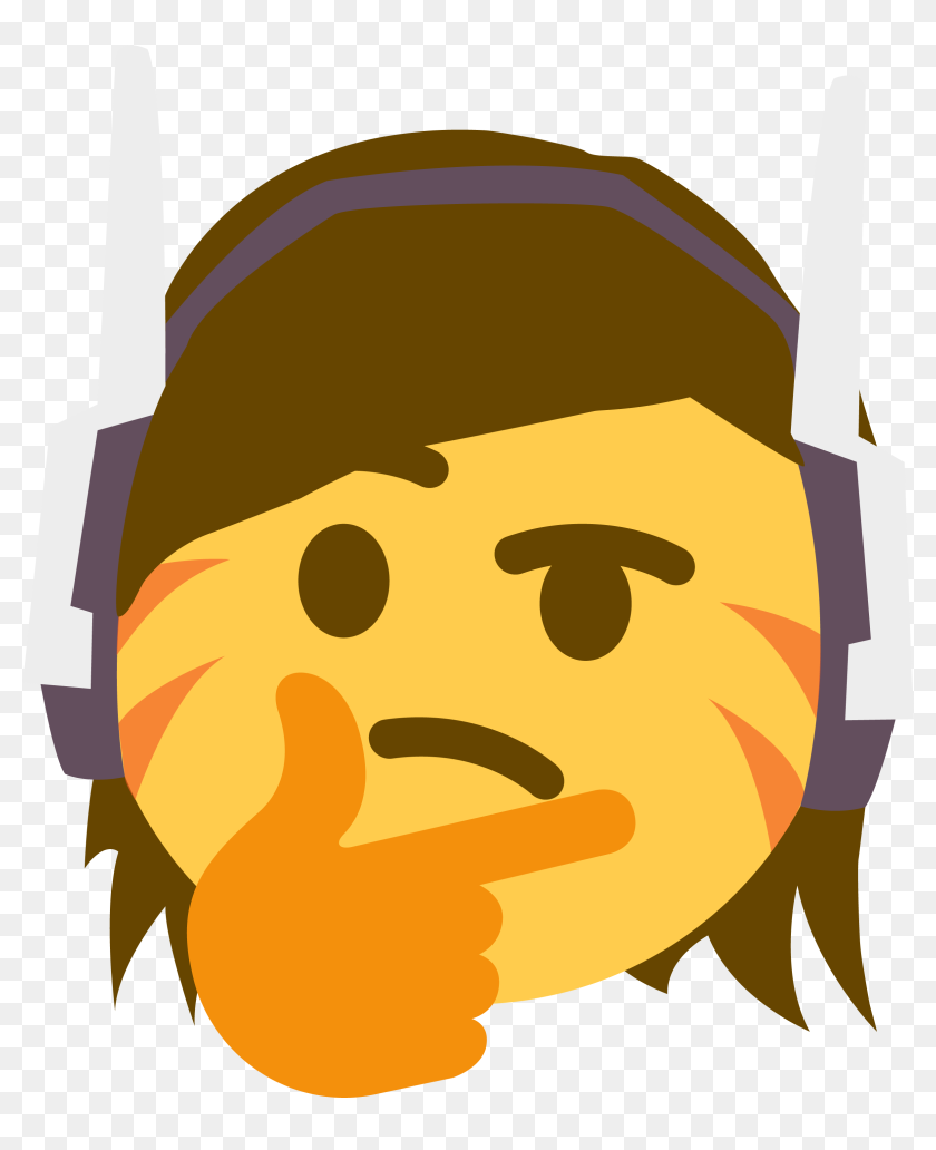 Thinking Emoji , Png Download - Thinking Emoji Meme, Transparent