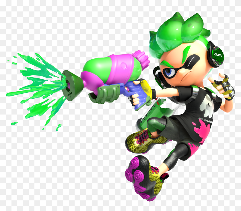 Splatoon 2 Fanart Inkling Boy - Internet hassuttelia