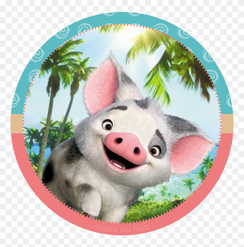 Pua Moana Characters Hd Png Download 7x7 Pngfind