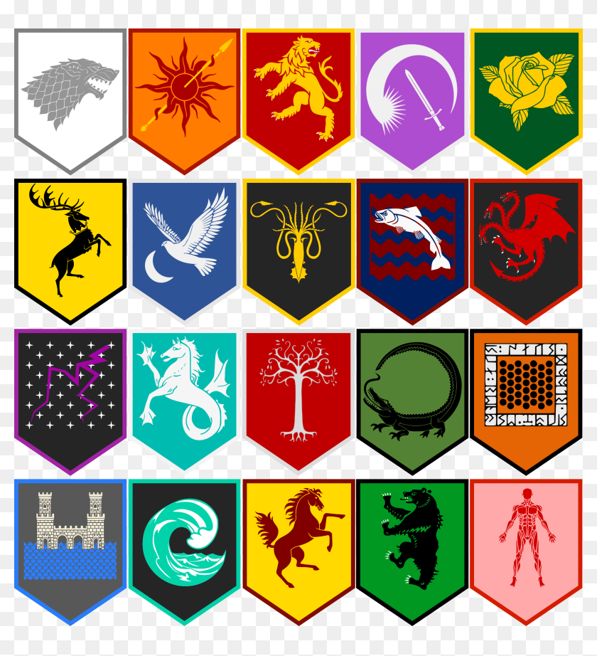 Game Of Thrones House Sigils Png, Transparent Png - 2468x2594(#6874478 ...