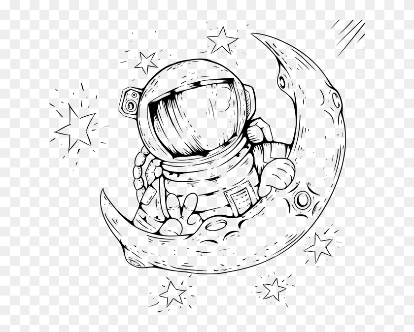Download wallpaper 800x1200 astronaut, space, art, planet, drawing, bw  iphone 4s/4 for parallax hd background