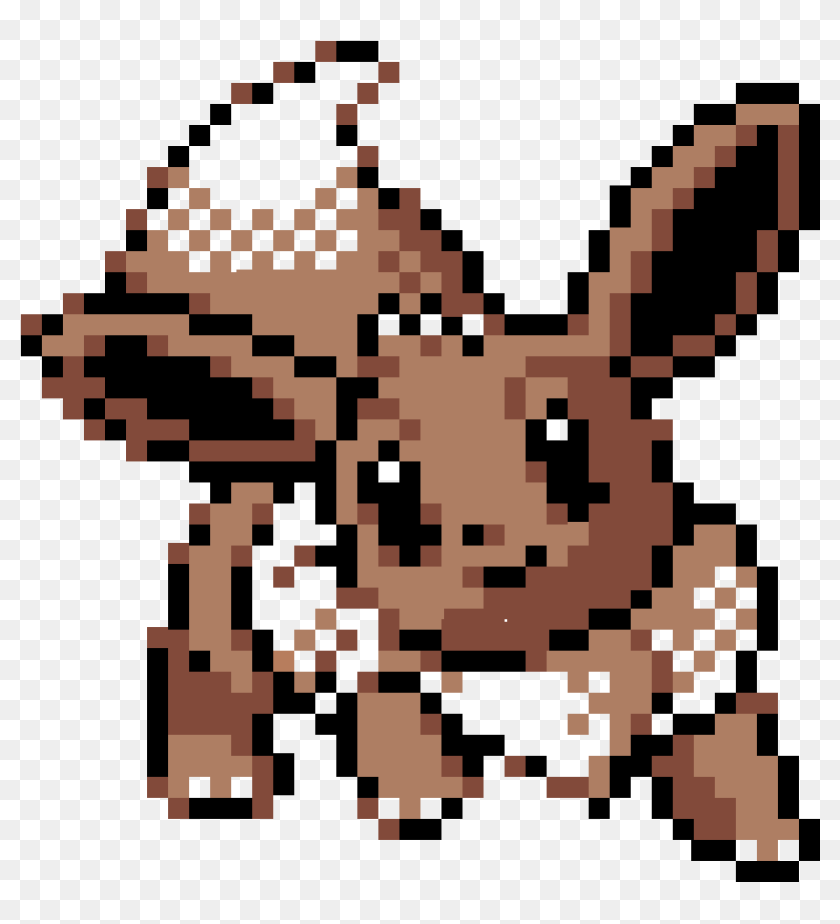 Easy Pixel Art Pokemon Eevee Evolutions / Jolteon, flareon and the most