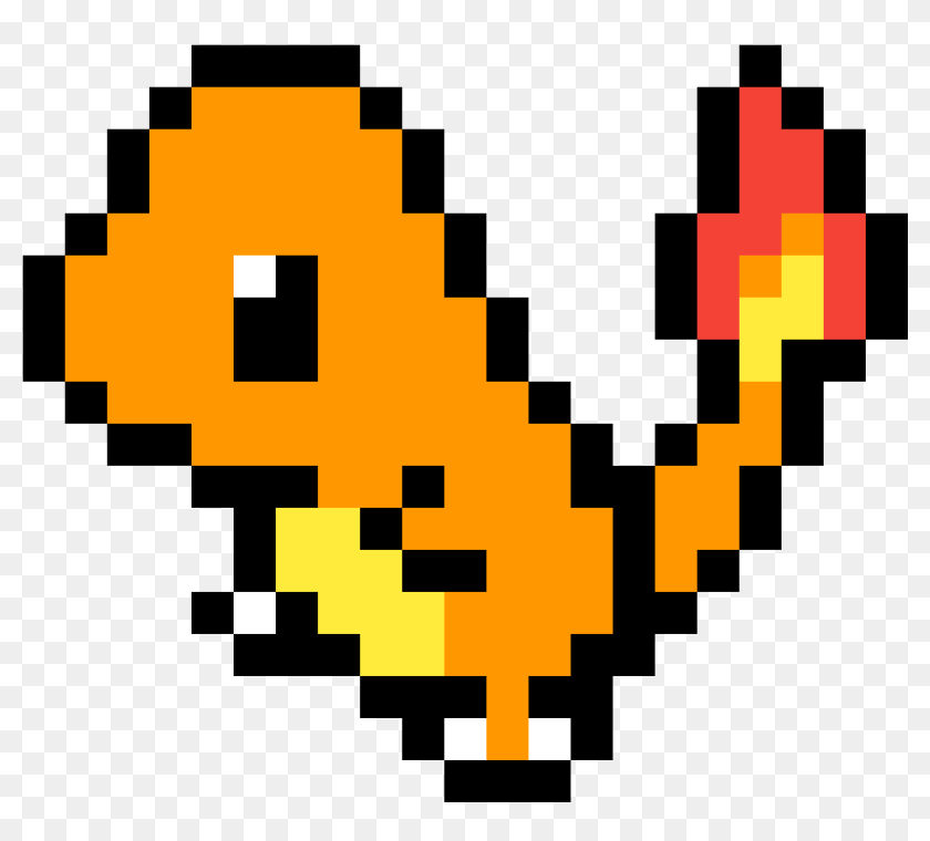 Pikachu Charmander Pixel Art Gif Charmander Pixel Art Hd Png