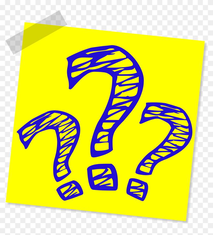 Transparent Questions Clipart - Blue And Yellow Question Mark, HD Png ...