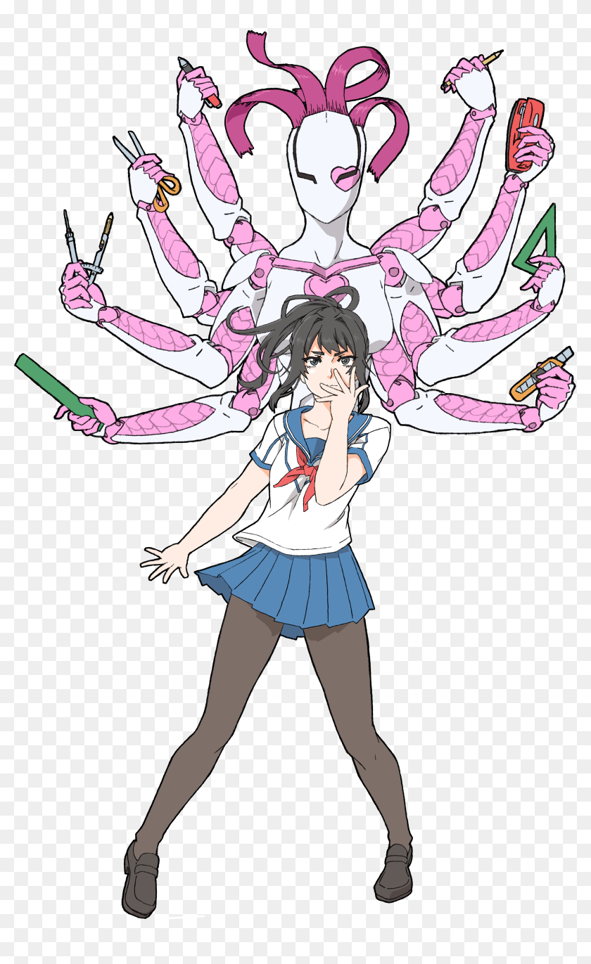 Yandere Simulator Clothing Pink Fictional Character Yandere Simulator Jojo Easter Egg Hd Png Download 2726x4322 6881356 Pngfind - osana najimi roblox