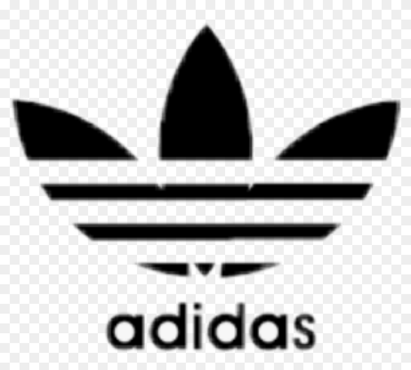 Adidas Black Logo Icon Aesthetic Tumblr Sticker Png - Adidas ...