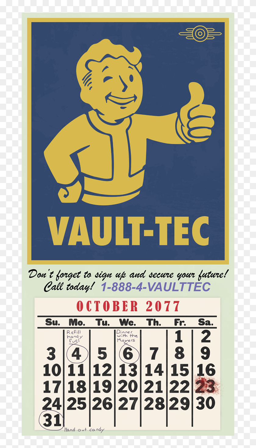 Fallout 4 Calendar, HD Png Download 1500x1500(6884400) PngFind