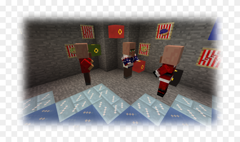 Minecraft Christmas Festivities Mod Image Minecraft Mod 1 10 2 Christmas Hd Png Download 750x441 Pngfind