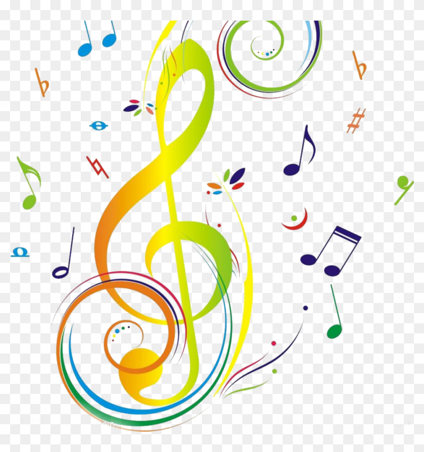 Transparent Colorful Music Clipart - Colorful Music Notes Png, Png ...
