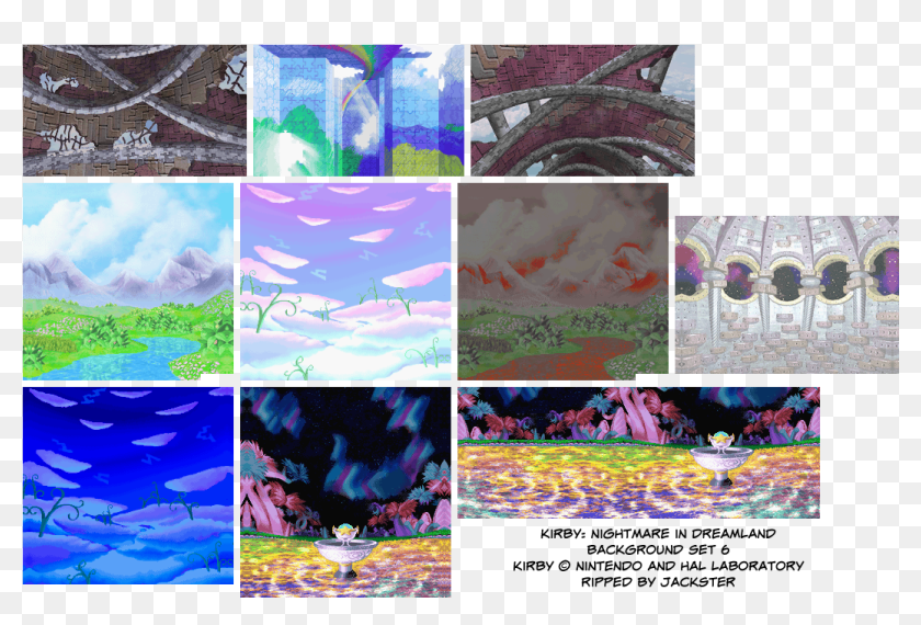 Backgrounds - Kirby Nightmare In Dreamland Backgrounds, HD Png Download -  1080x688(#6893004) - PngFind