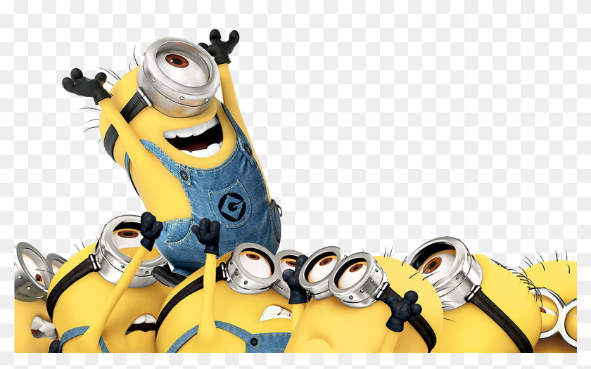 Transparent Minion Clipart - Minions Png, Png Download - 1601x925