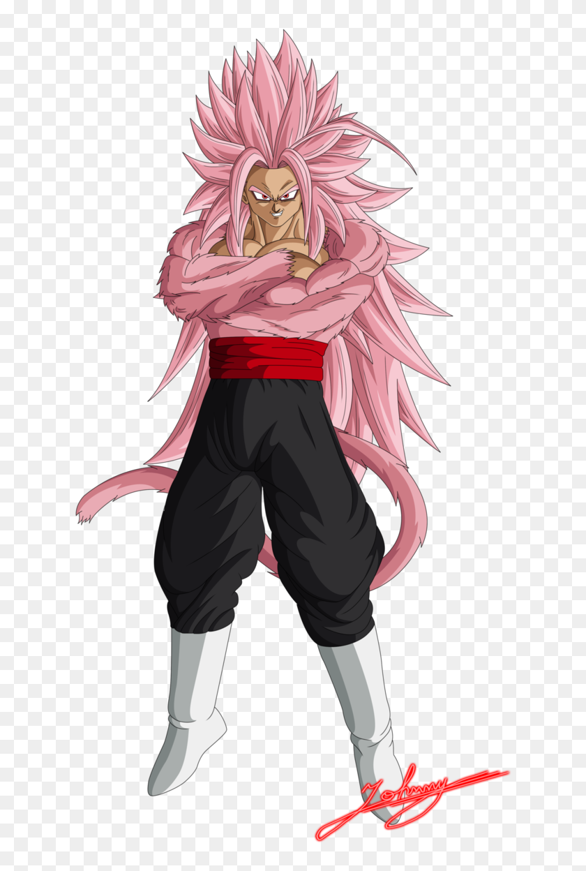 Black Goku Ssj5 Rose, HD Png Download.