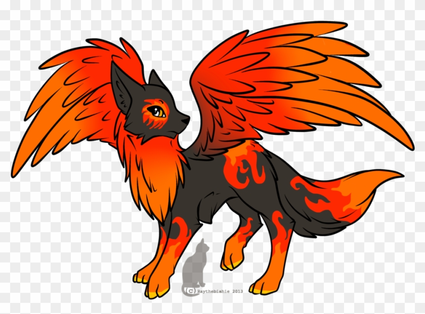 winged demon wolf