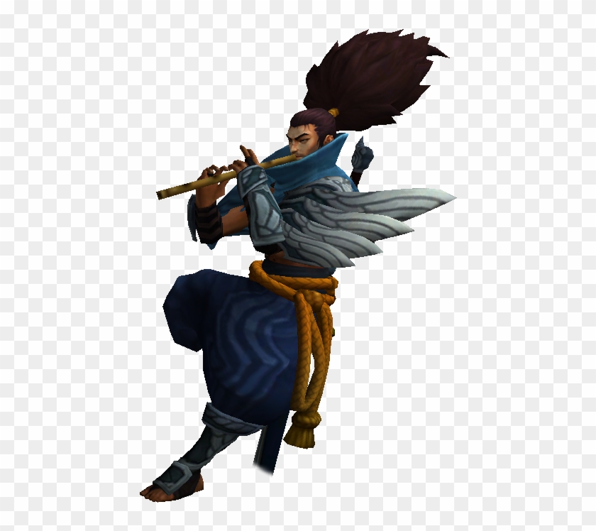 League Of Legends Yasuo Png - Yasuo Play The Flute, Transparent Png, 469x70...