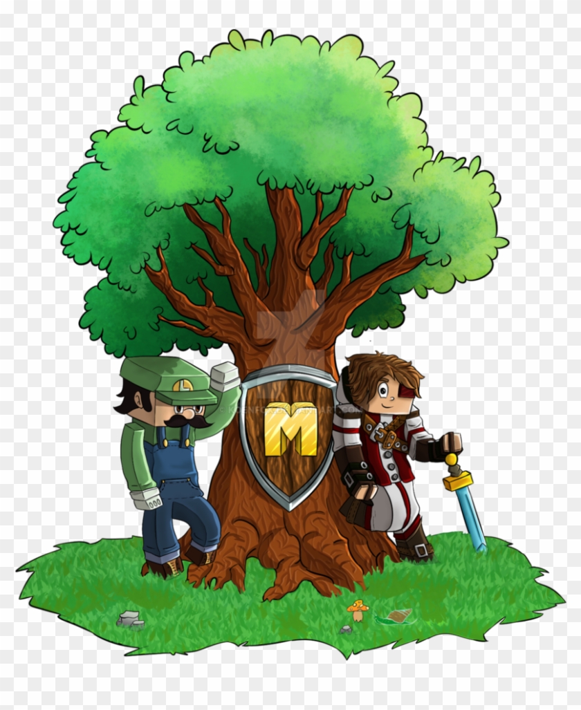 Logos De Servidores De Minecraft, HD Png Download - 839x952(#693183