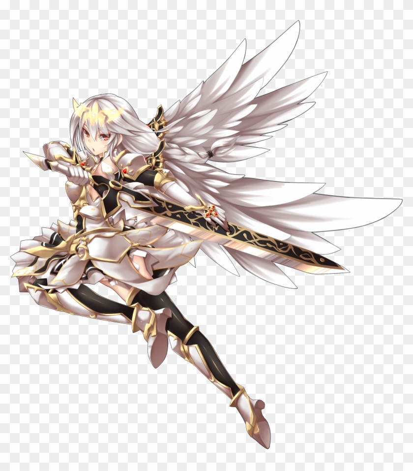 Elsword Elesis White Hair Hd Png Download 2425x2425 Pngfind
