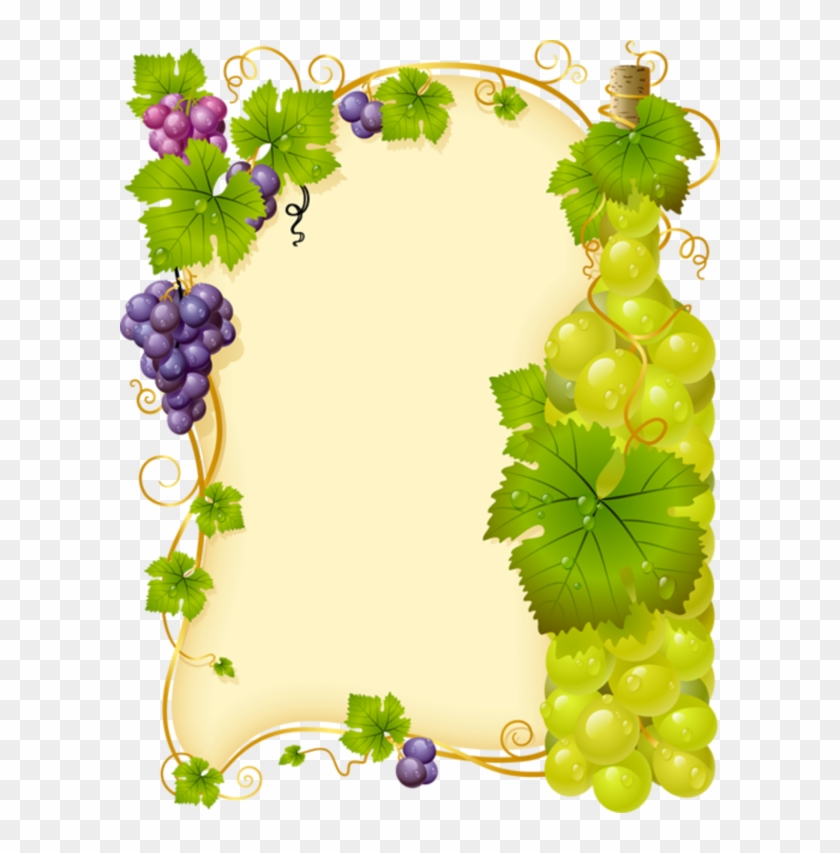 grapevine borders clipart