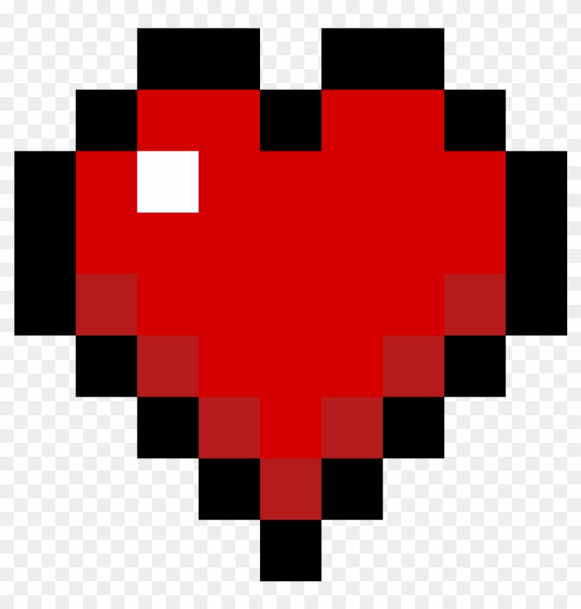 Pixel Art Heart Minecraft