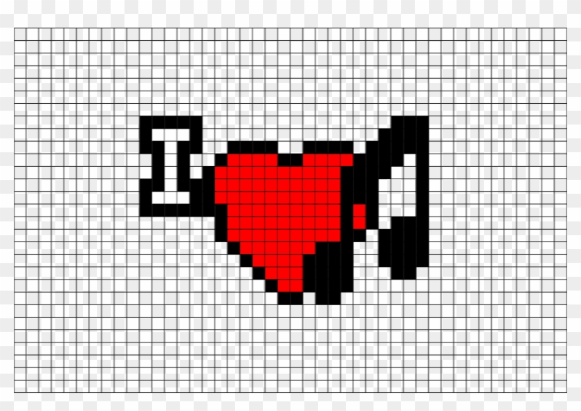 minecraft heart pixel art template 14047 easy cute pixel art grid hd png download 880x581 698559 pngfind