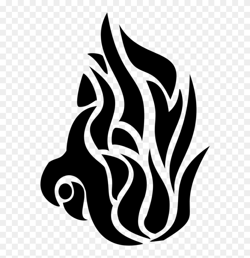 tribal fire tattoo designs are suitable for tattoos on the hands 14713470  Vector Art at Vecteezy