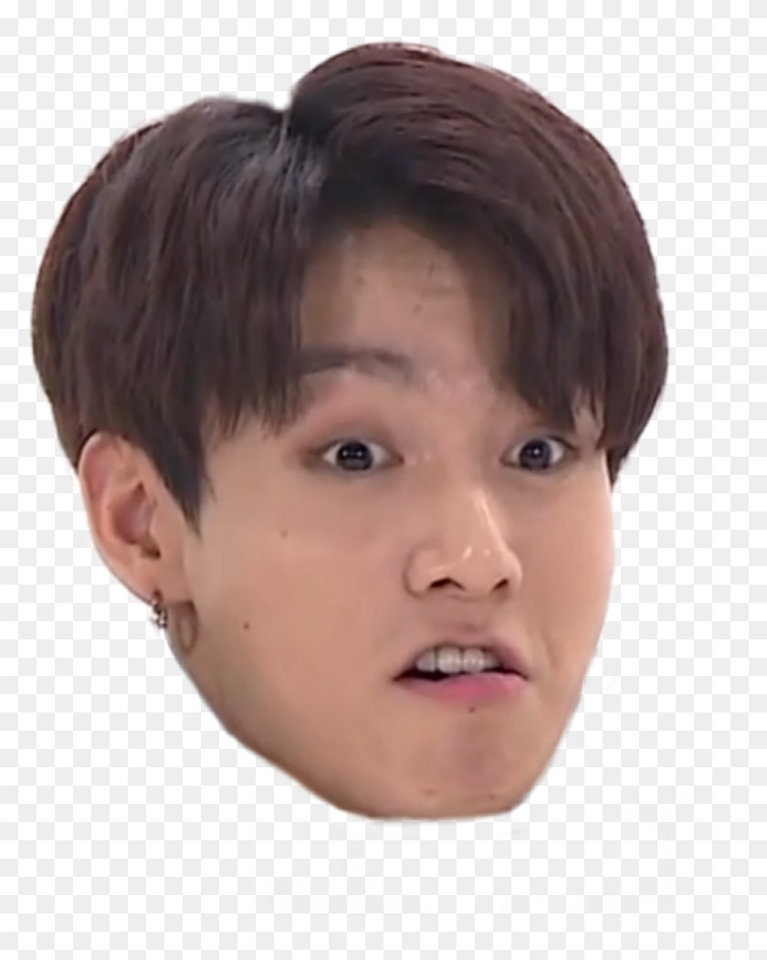 Jungkook Memes Face Sticker  Taekkw Png Jung Kook Meme  