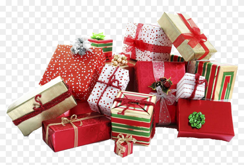 Christmas Gifts Png Free Images - Christmas Presents, Transparent