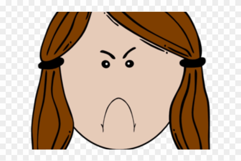 girl sad face clipart