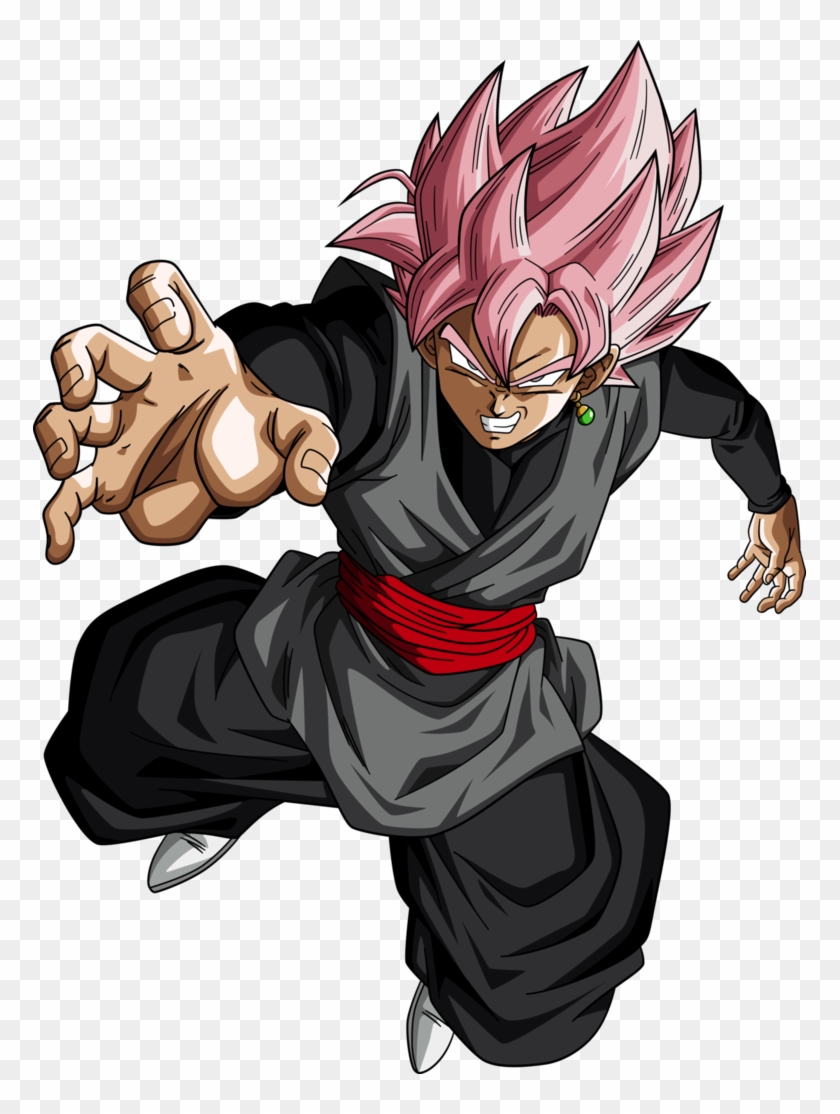 Download Black Goku Ssj Rose Png - Black Goku - Full Size PNG Image - PNGkit