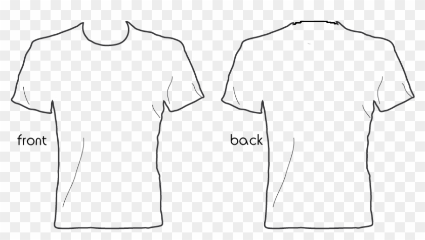 plain shirt front and back