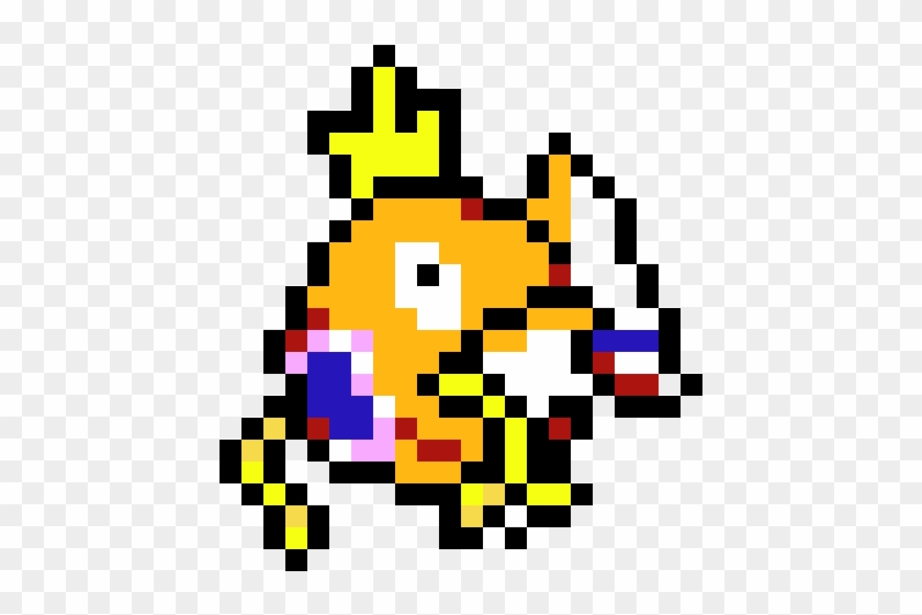 Magikarp - Shiny Magikarp Pixel Art, HD Png Download - 660x620(#73458