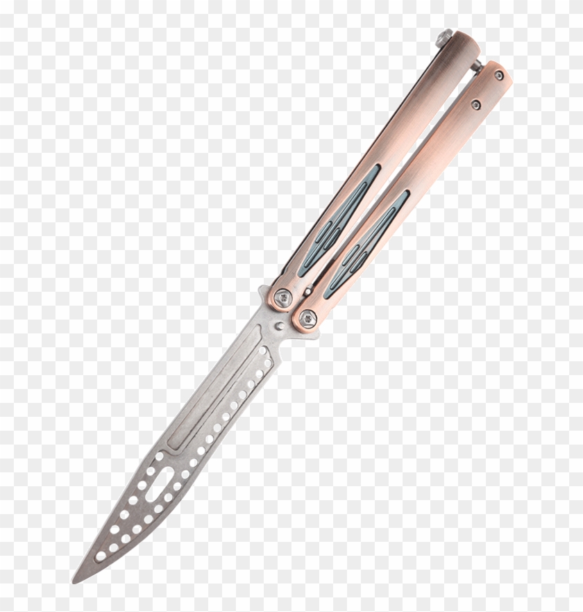 Unbladed Csgo Butterfly Knife Folding Knife Fine All Steel Utility Knife Hd Png Download 640x801 Pngfind
