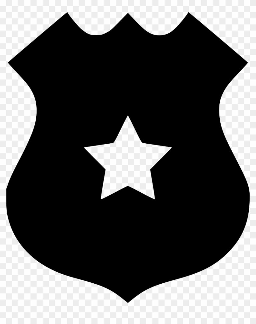 Blank Cop Badge Clipart