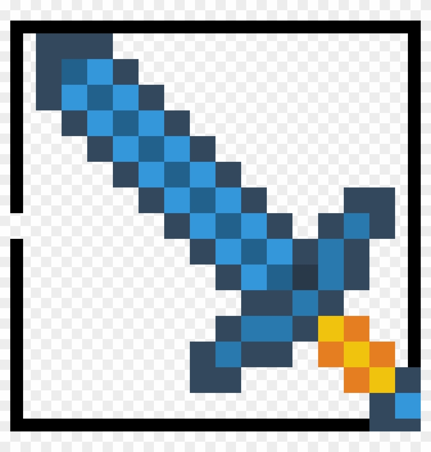 Pixilart - Minecraft sword by ThunderNL