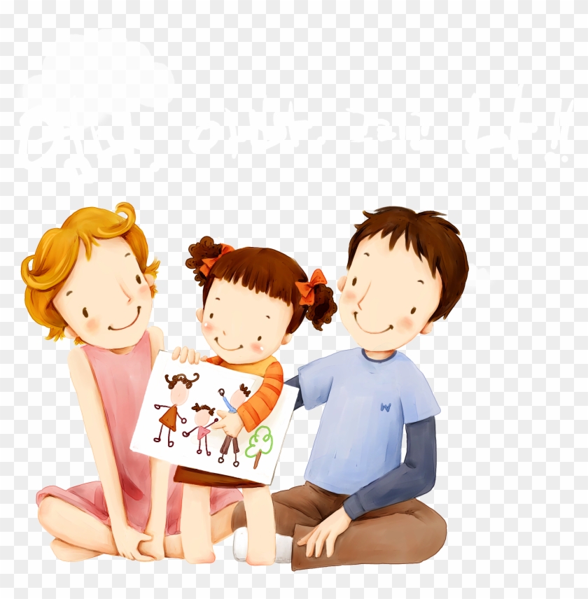 Child Family Mother Father Cartoon Transprent Png Ⓒ - Family Drawing,  Transparent Png - 2304x2134(#700137) - PngFind