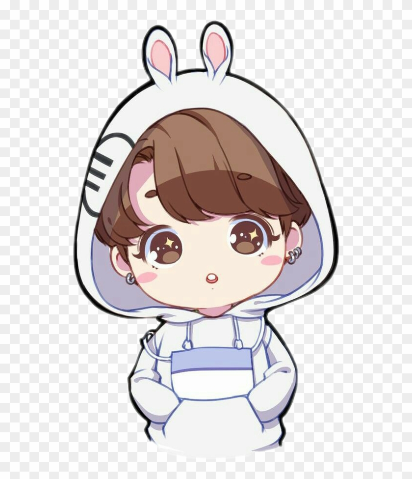 Kpop Chibi Png Cute Bts Jungkook Drawings Transparent Png 546x5 Pngfind