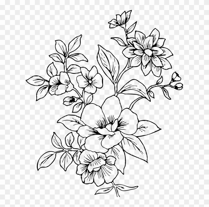 Free Flowers Line Drawing Download Free Flowers Line Drawing png images  Free ClipArts on Clipart Library