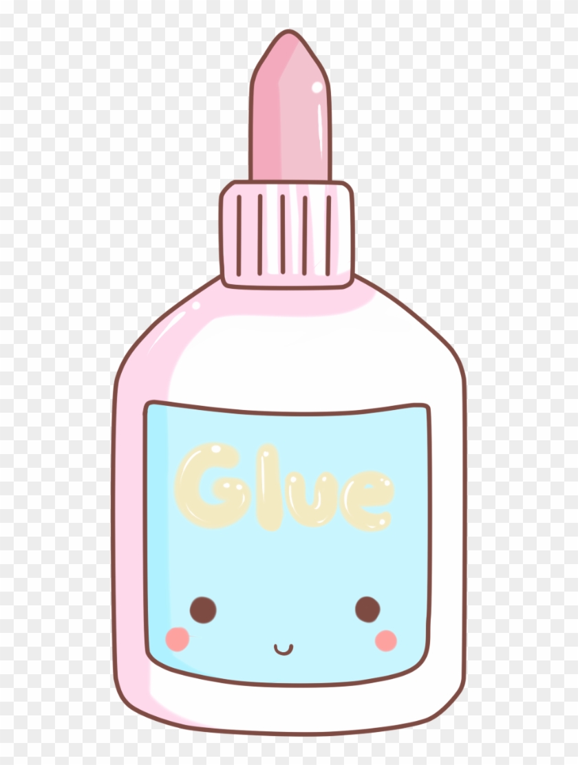 Kawaii Glue Bottle Png , Png Download - Slime Kawaii, Transparent Png