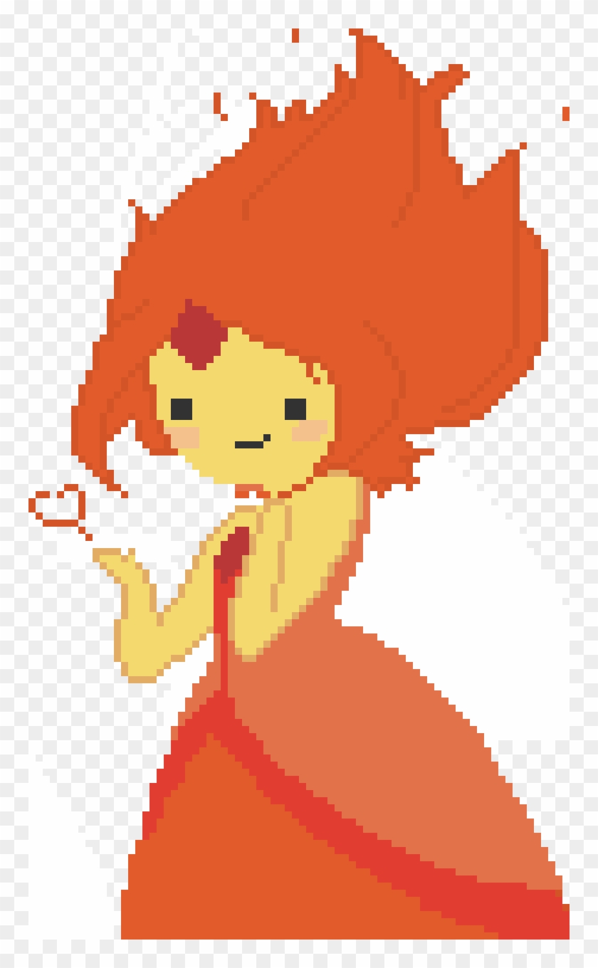 Flame Princess From Adventure Time Flame Princess Pixel Hd Png Download 760x1280 715730 Pngfind