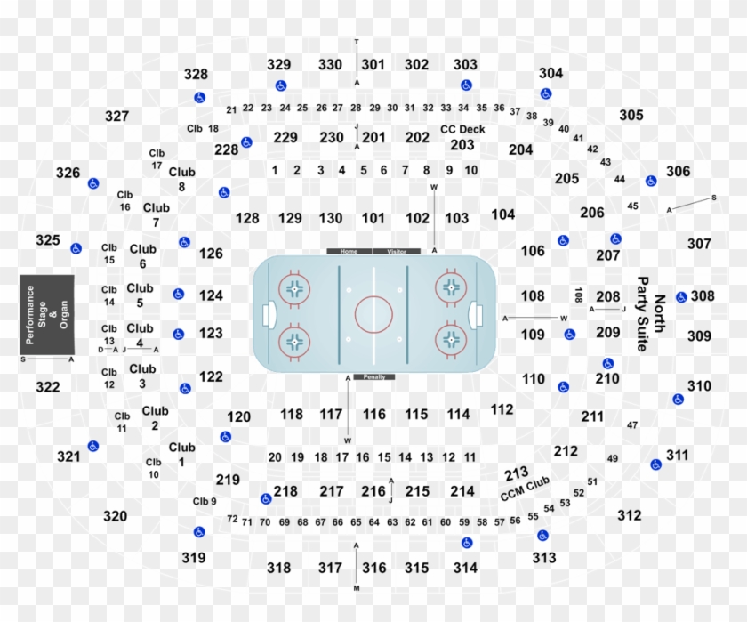 Tampa Bay Lightning Amalie Arena Seating Chart