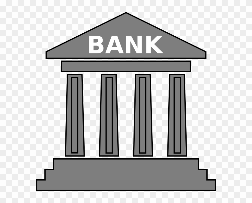 Bank Png Pic - Bank Clipart Transparent Background, Png Download -  600x597(#718078) - PngFind