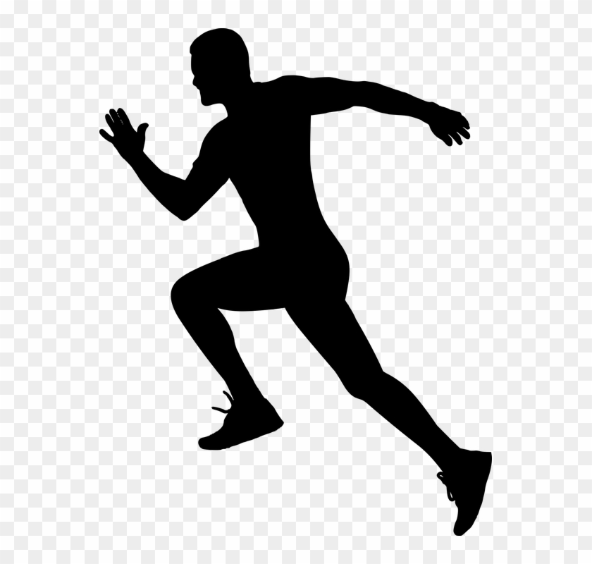 Run Silhouette Png - Running Silhouette Transparent Background, Png  Download - 557x720(#726218) - PngFind