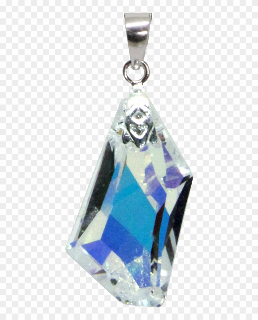 Swarovski De Art Aurora Borealis Crystal Pendant Necklace Locket
