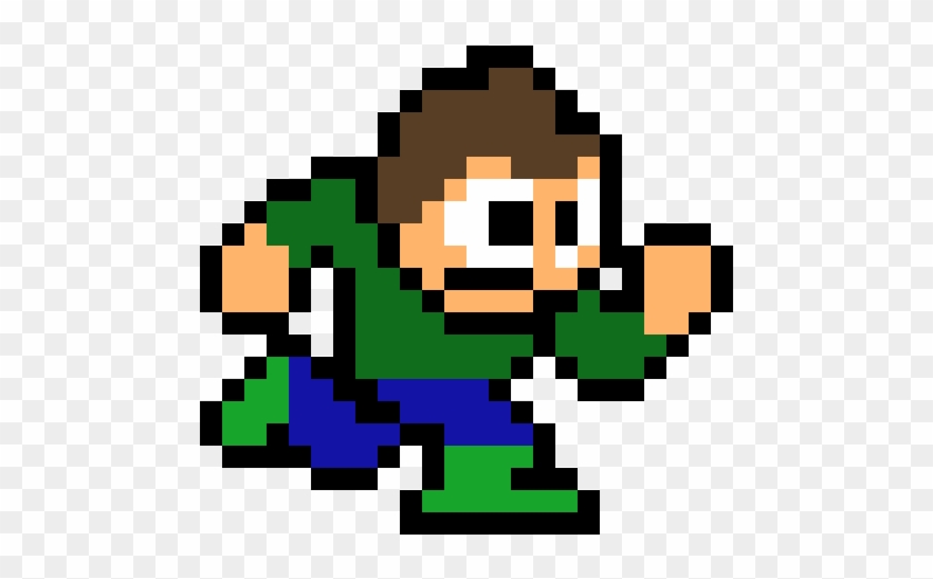 Run Run Greenman 8 Bit Character Running Hd Png Download 560x600 726681 Pngfind - roblox character running