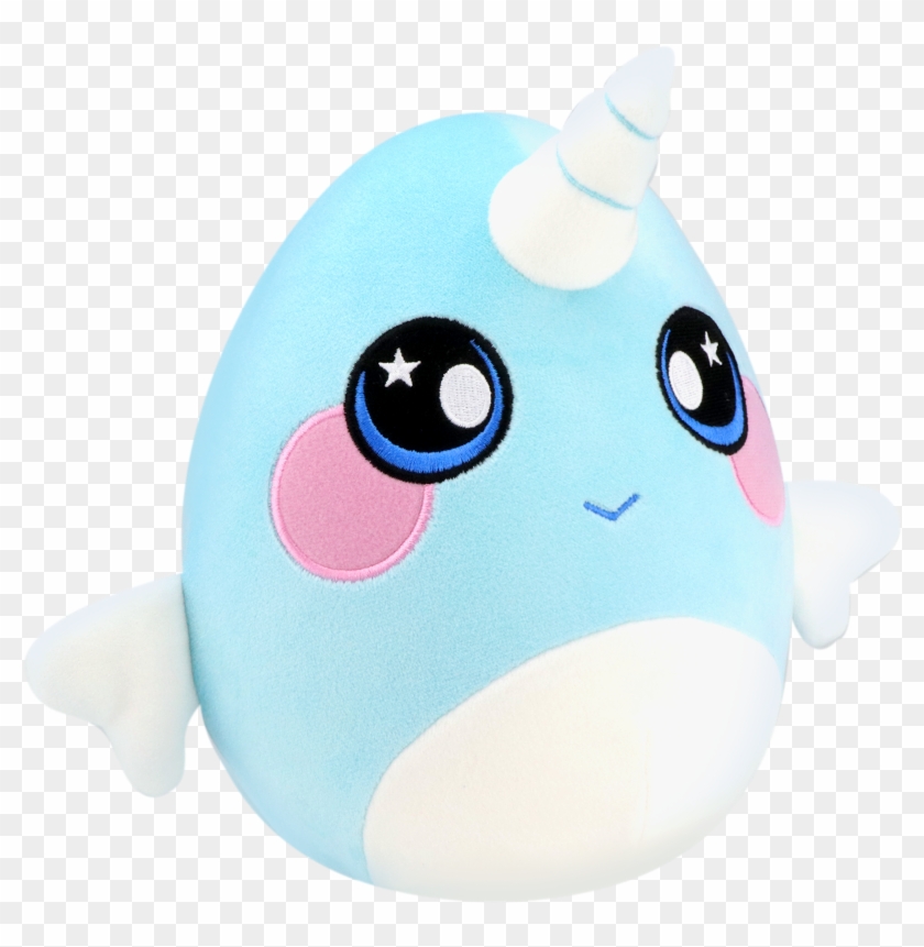 squeezamals blue narwhal