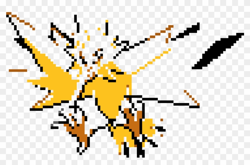 Pokemon Zapdos Pixel Art – BRIK