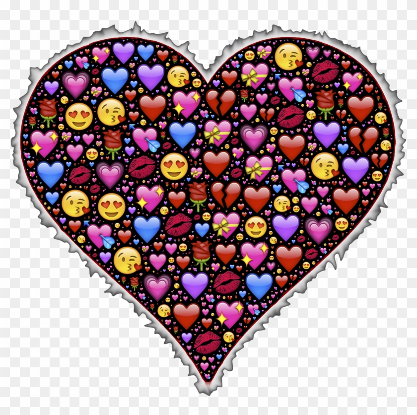 Bunch Of Heart Emojis Png Transparent Png 1280x1233 7279 Pngfind
