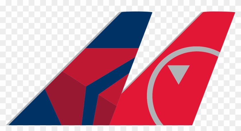 Delta Air Lines Northwest Airlines Merger Delta Airlines Tail Logo Hd Png Download 10x596 Pngfind