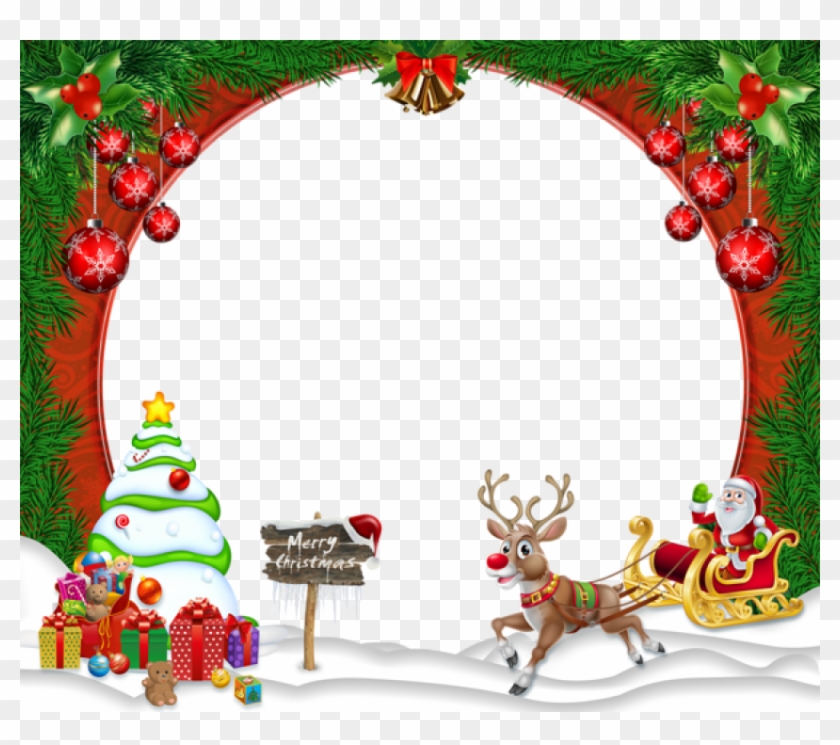 Free Png Best Stock Photos Merry Christmasframe Background Merry Christmas Free Frame Transparent Png 850x714 741385 Pngfind